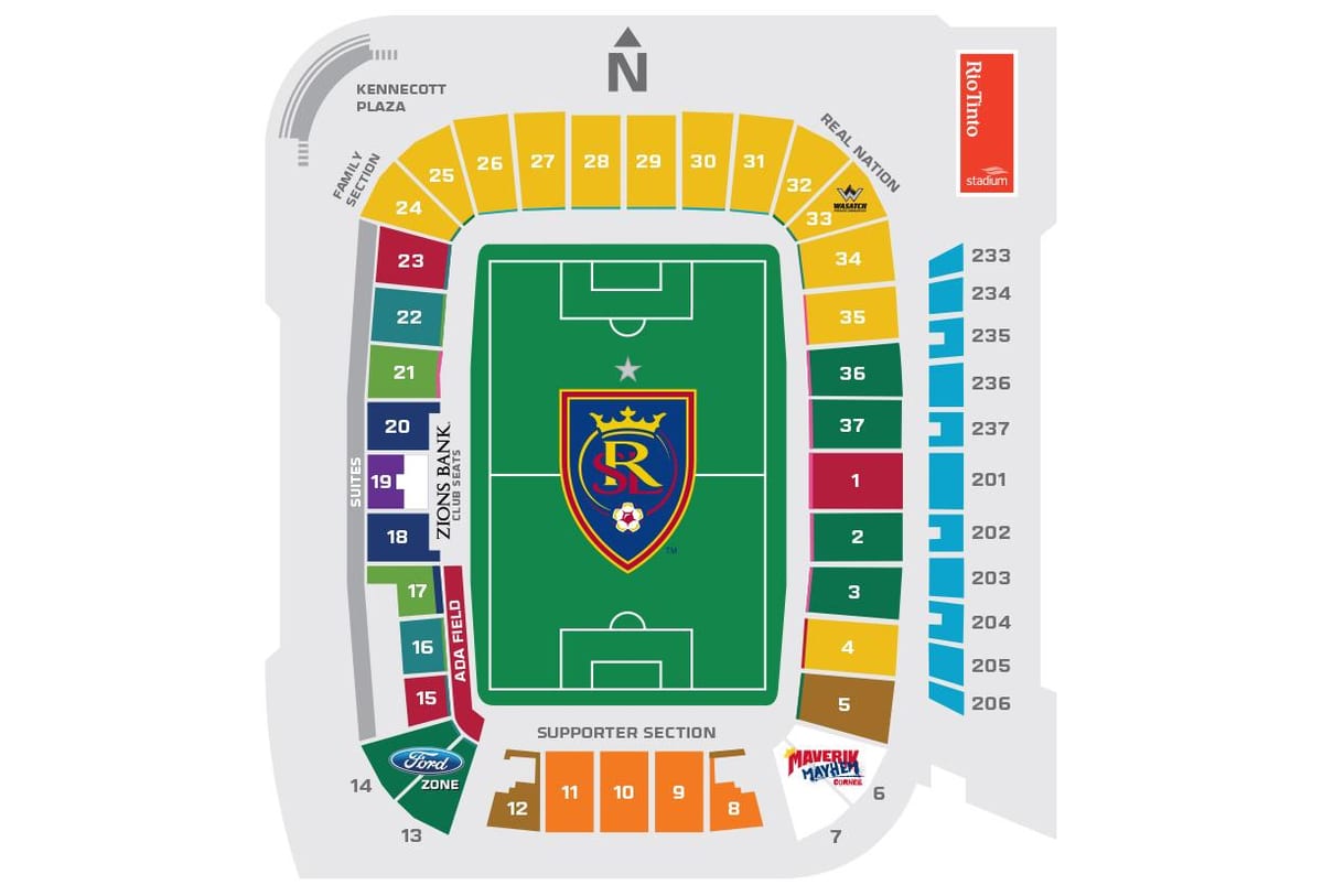 Rio tinto stadium καθιστικό χάρτης