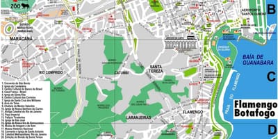 Ρίο ντε Τζανέιρο μνημείο χάρτης