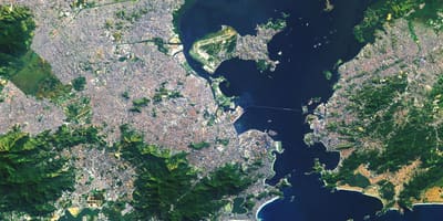 Δορυφορικός χάρτης του Ρίο ντε Τζανέιρο