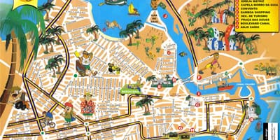 Ο χάρτης του Ρίο ντε Τζανέιρο, cruise port