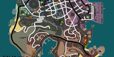 Χάρτης της gangstar Ρίο